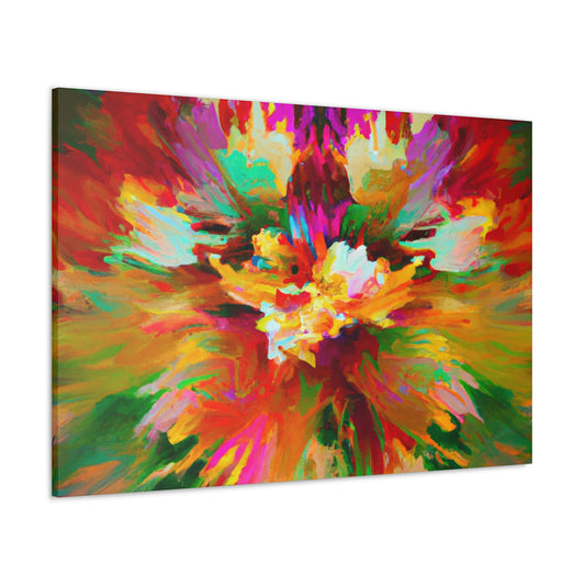 Illuminated Bloom. - Canvas