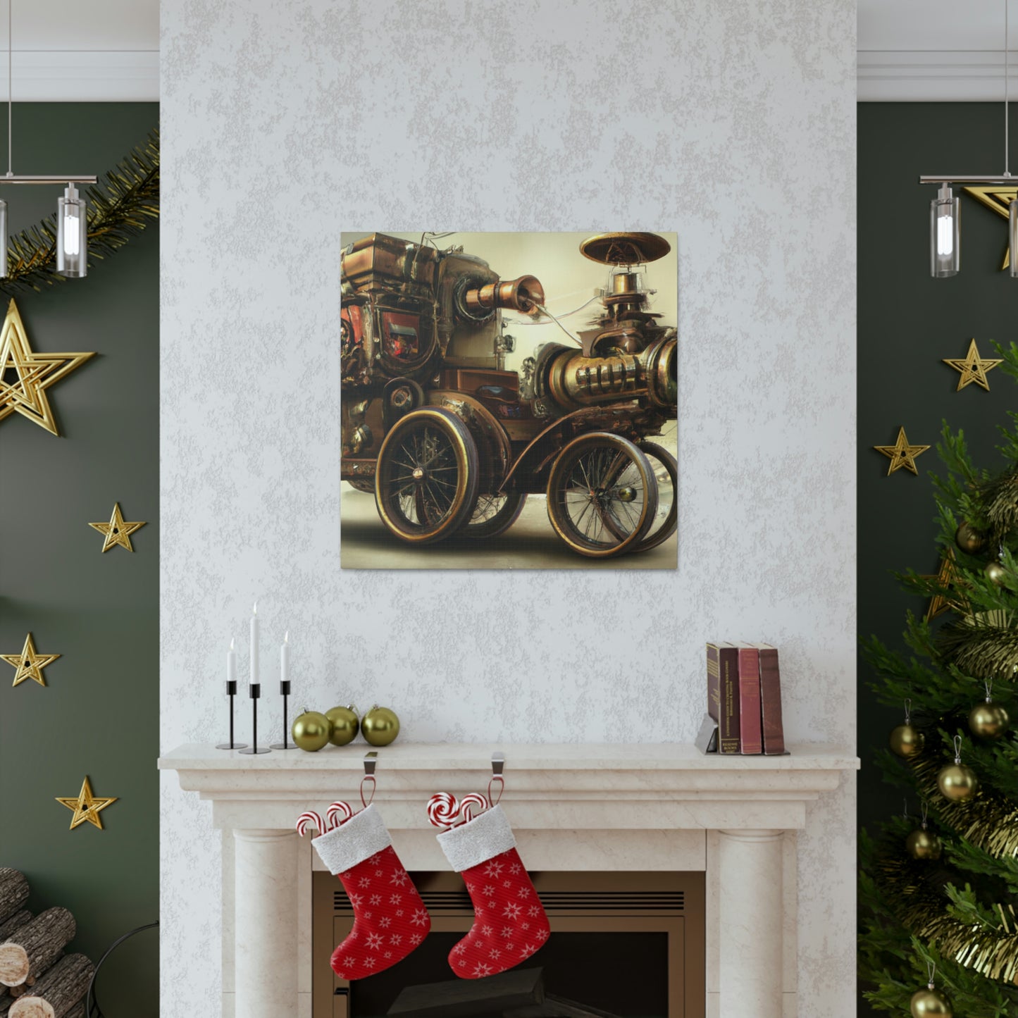 Steampunk Motor. - Canvas
