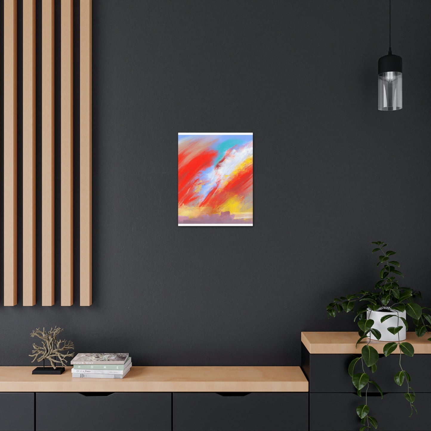 Brush Burst. - Canvas