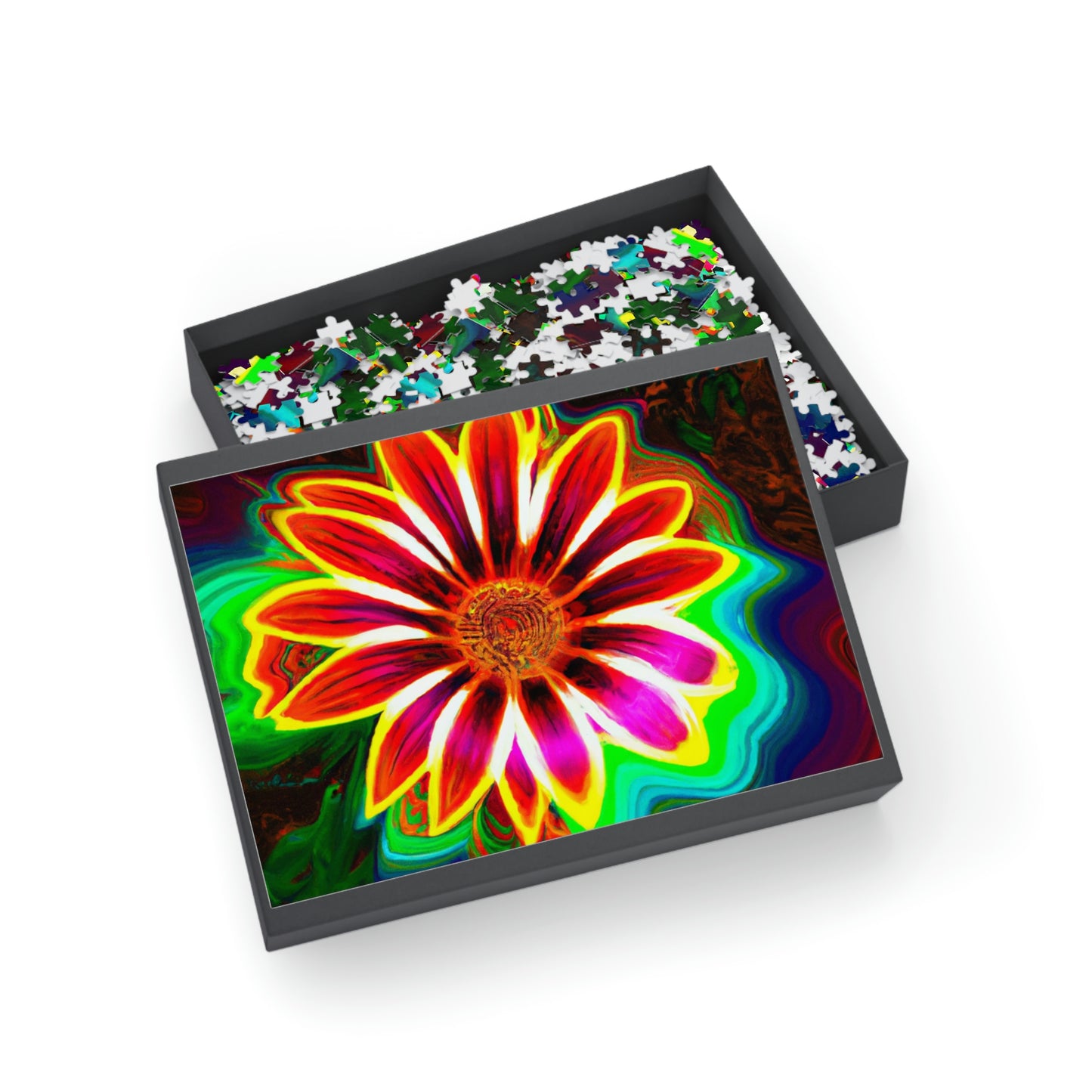 Psychedelic Petal Burst- Puzzle