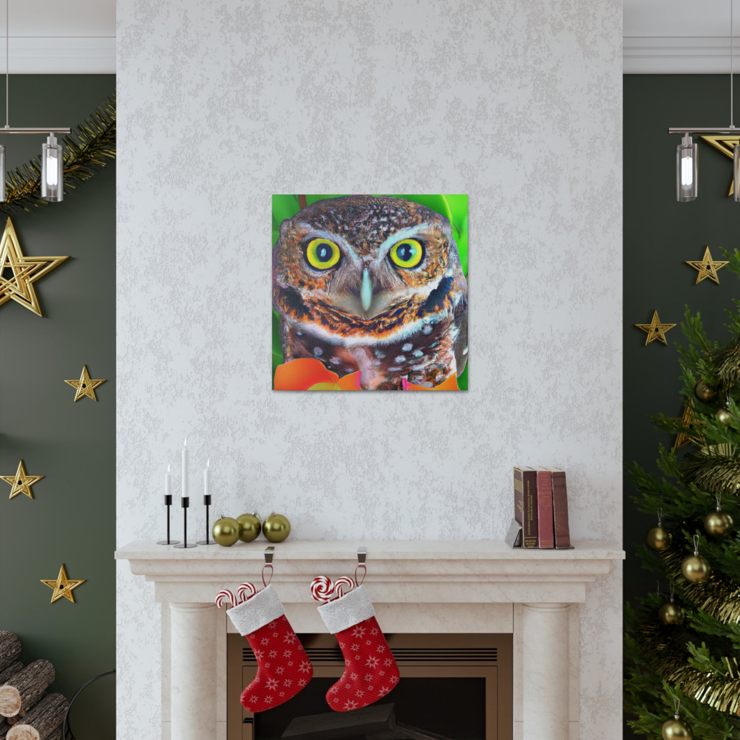 Owl Splendor. - Canvas