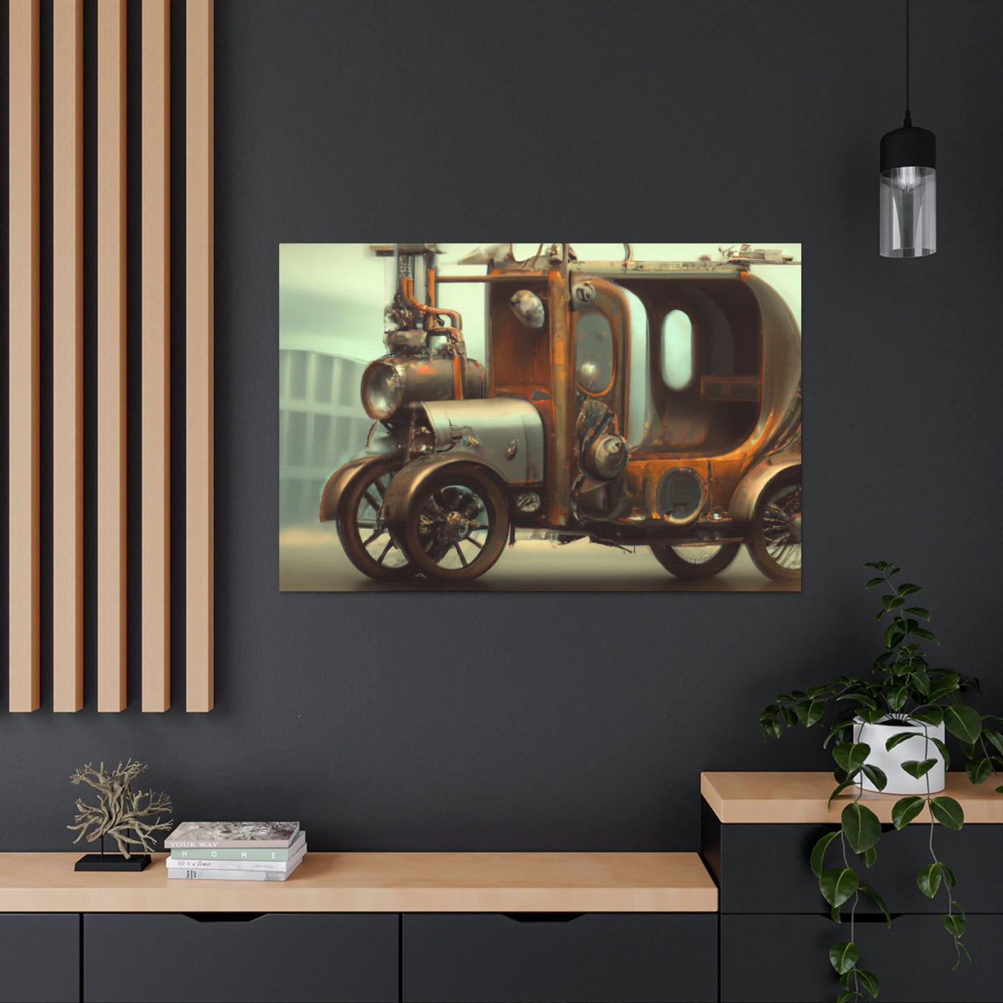 Steampunk Ride. - Canvas