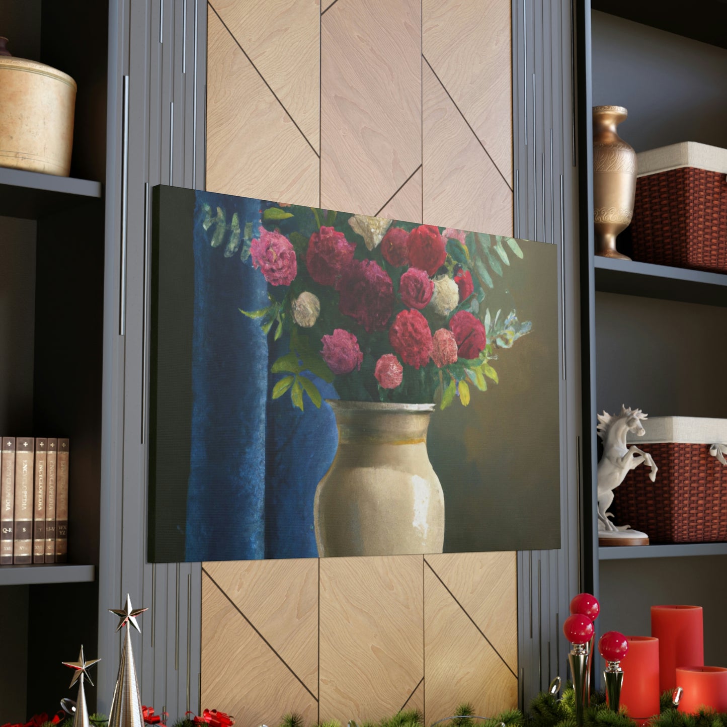 Floral Fantasia. - Canvas