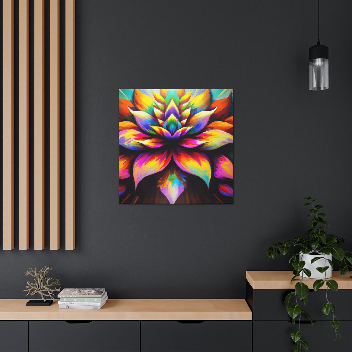 "Vivid Blooms" - Canvas