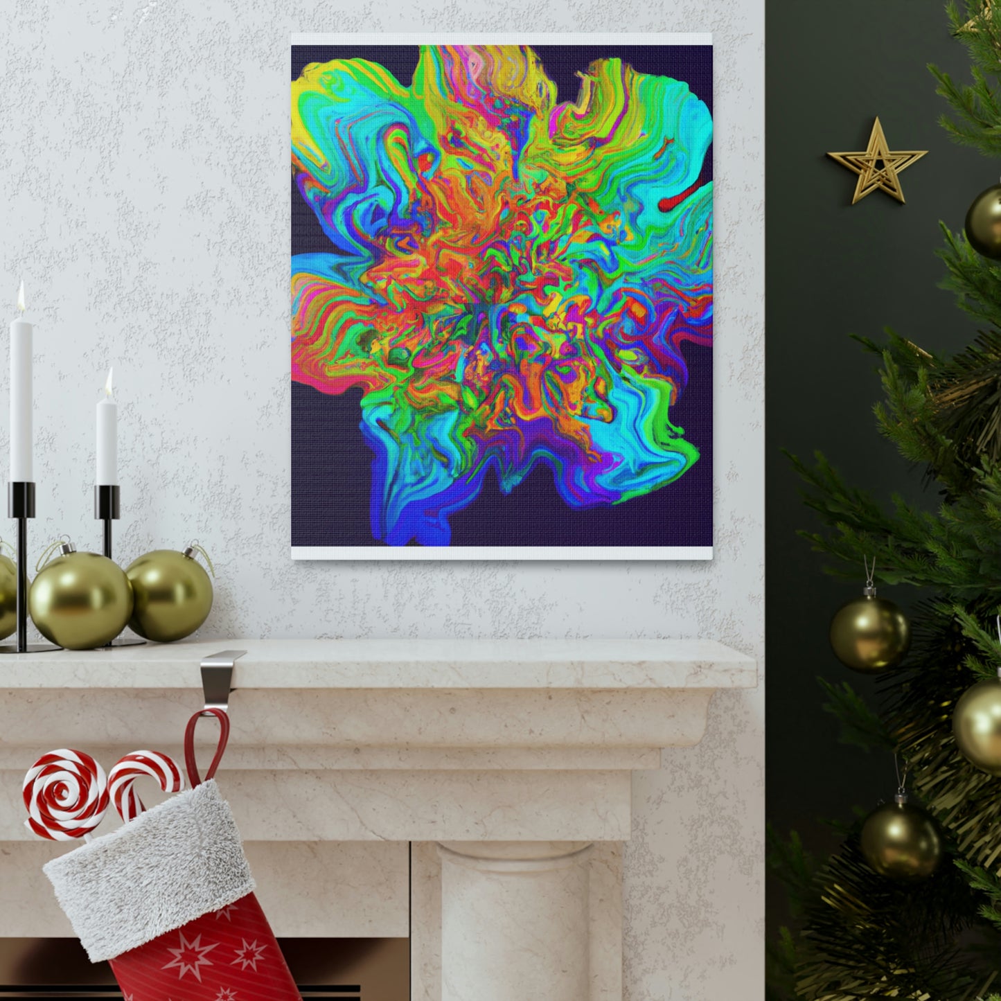 "Vivid Bloom" - Canvas