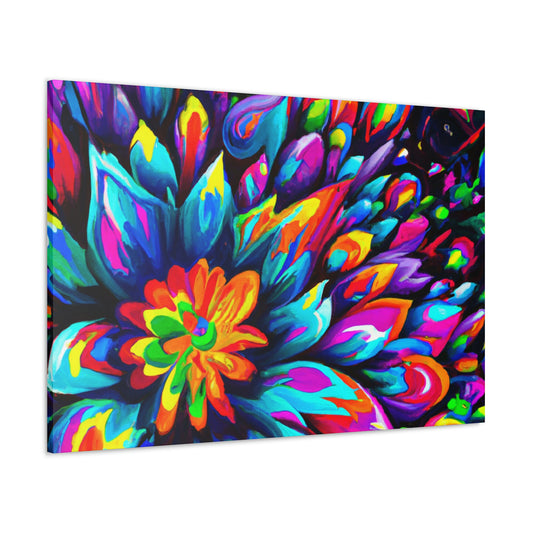 "Psychedelic Bloom" - Canvas