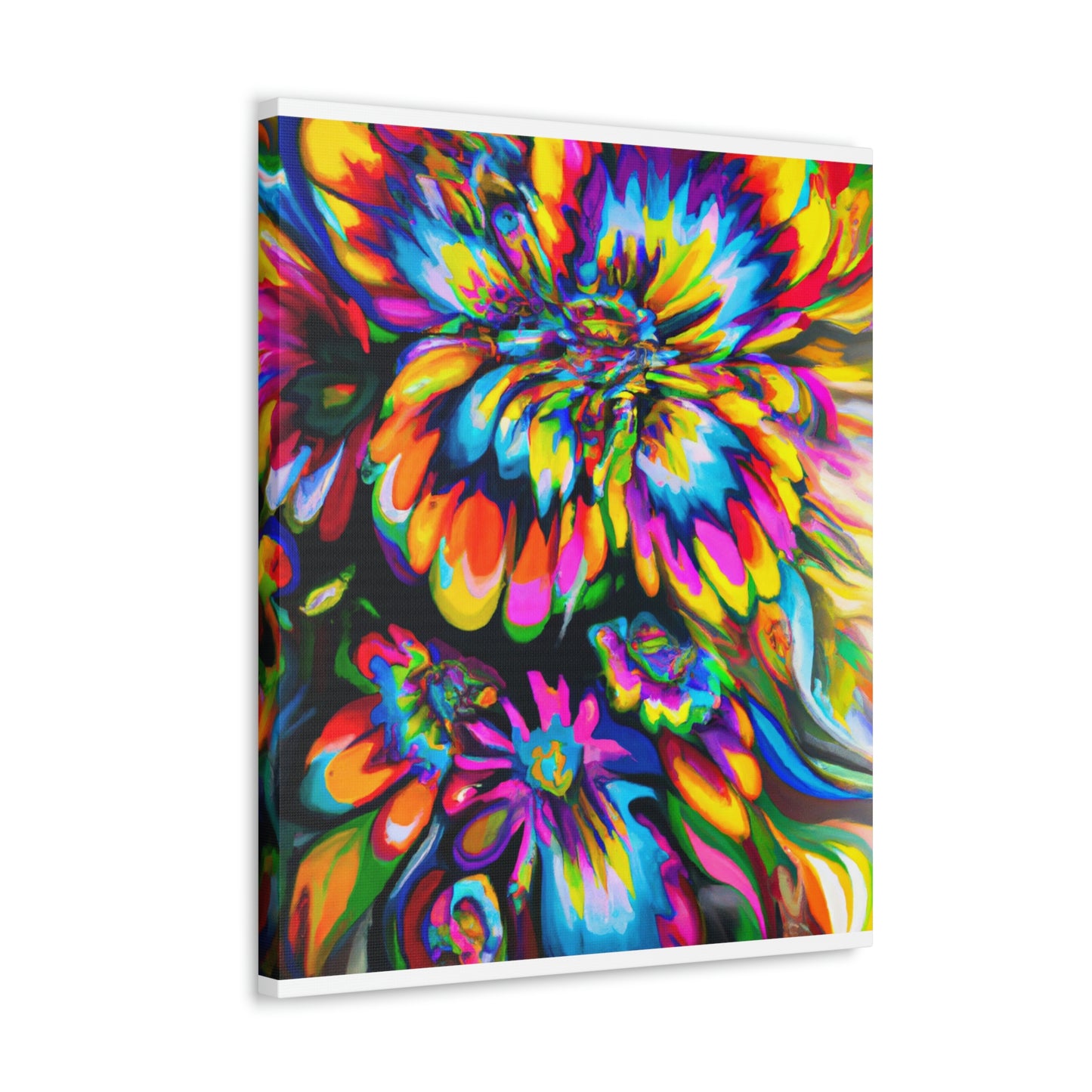 Joyful Bloom. - Canvas