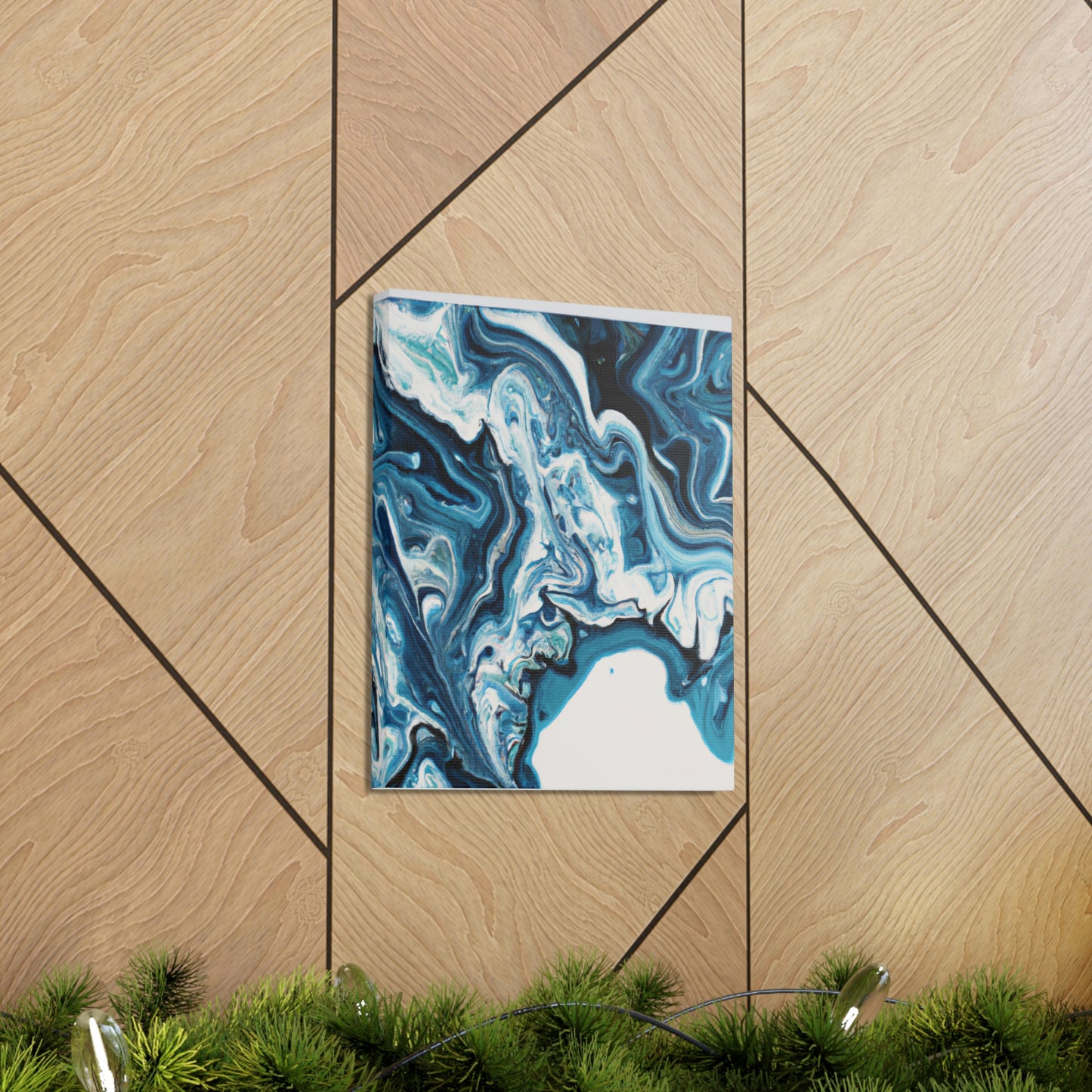 "Blue Harmony". - Canvas