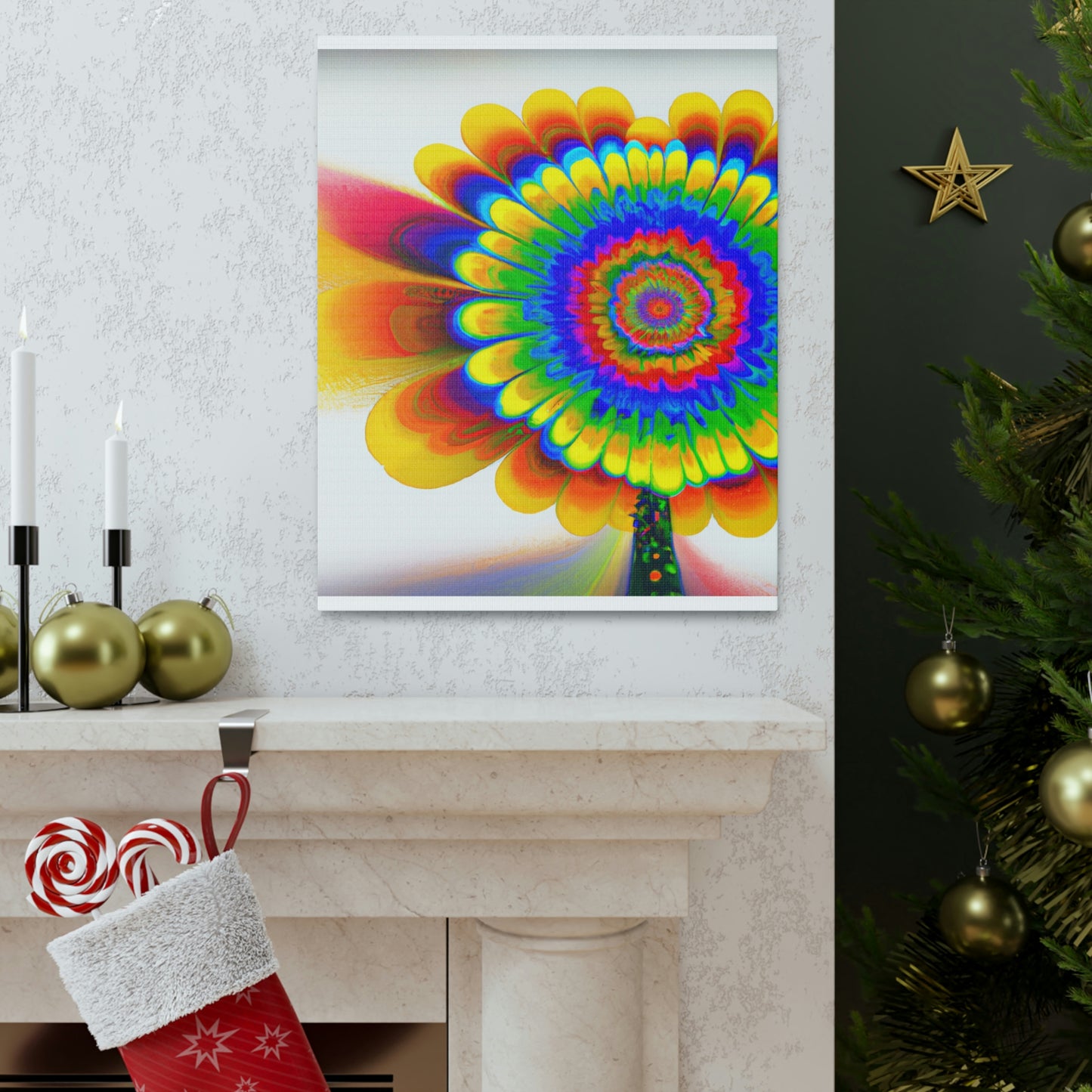 Dazzling Bloom. - Canvas