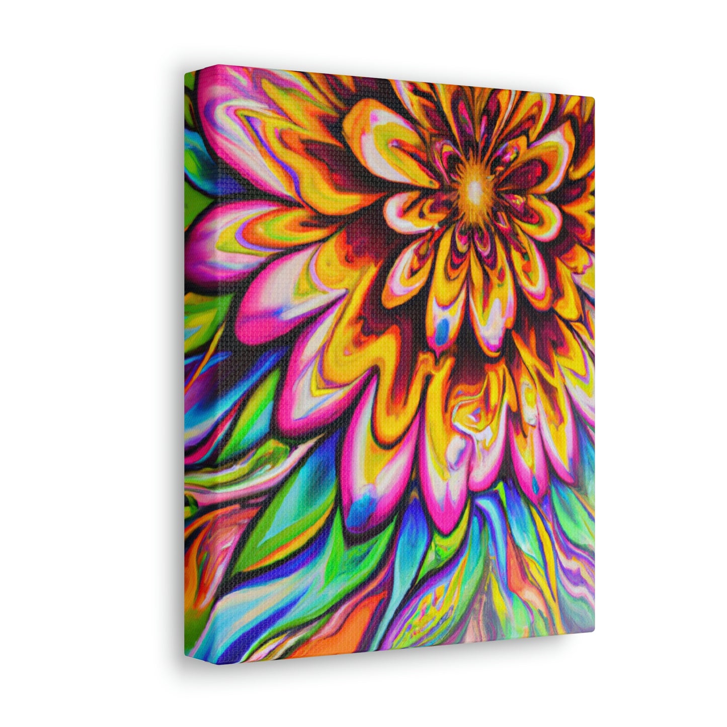 Psychedelic Bloom - Canvas