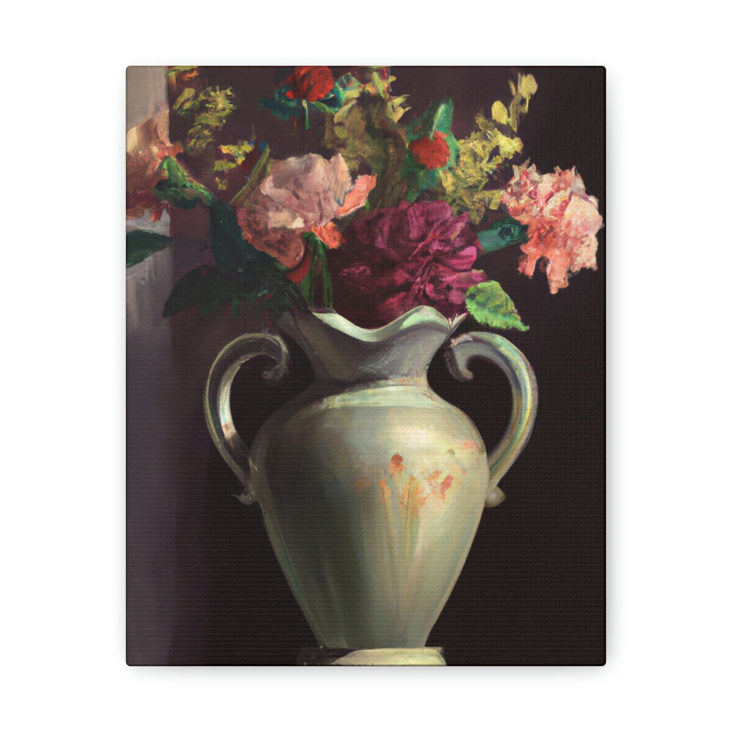 Vase Petal Splendor - Canvas