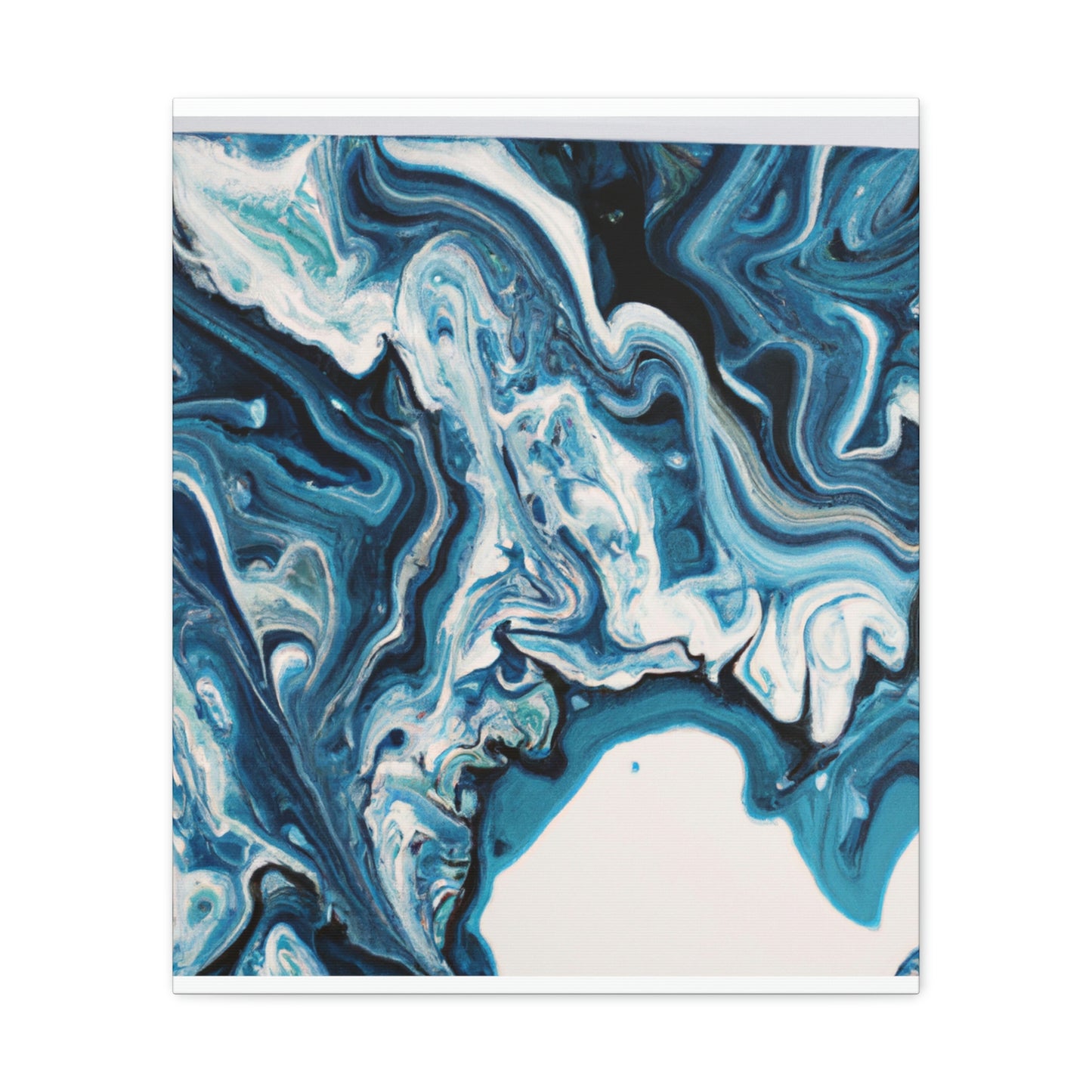 "Blue Harmony". - Canvas