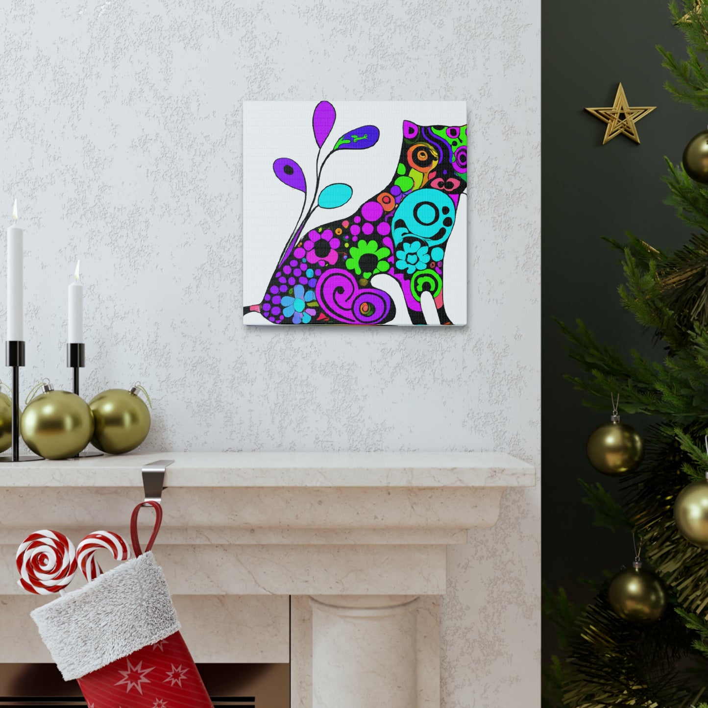 Flora Feline - Canvas