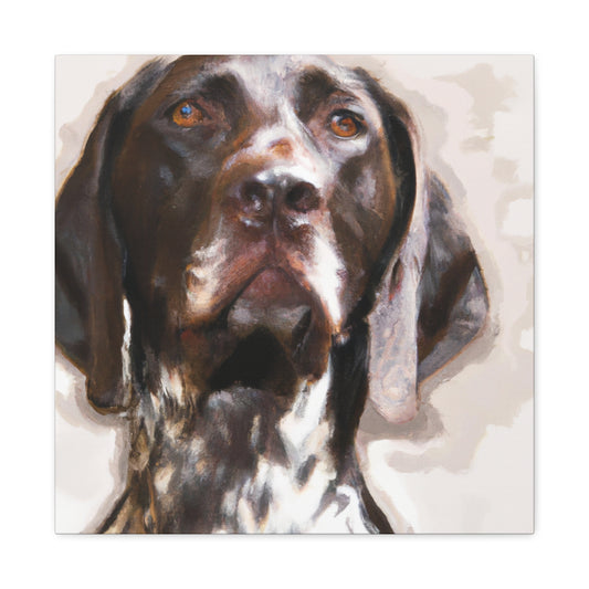 "Pointer Perfection" - Canvas