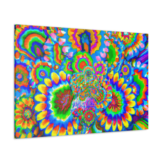 "Trippy Bloom" - Canvas