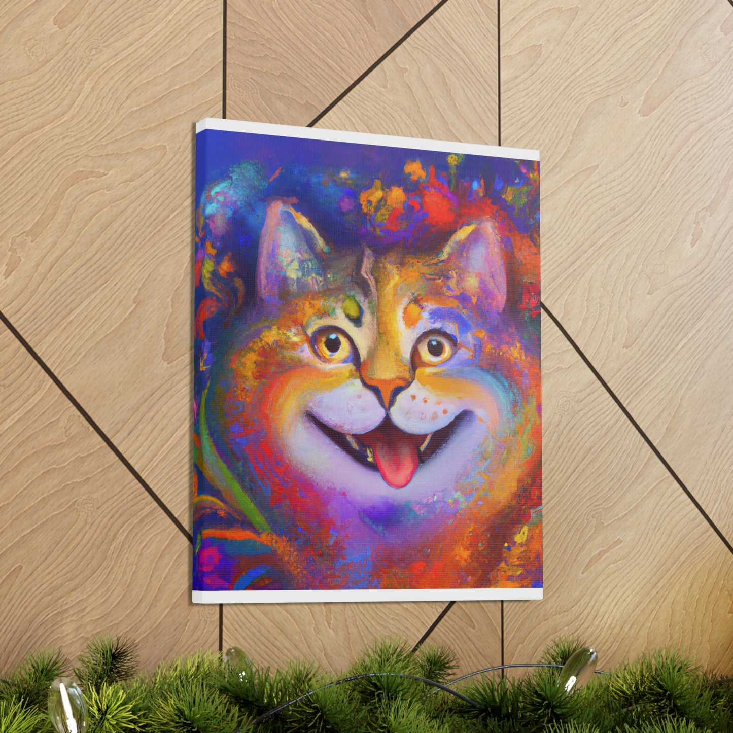 Vivid Feline. - Canvas