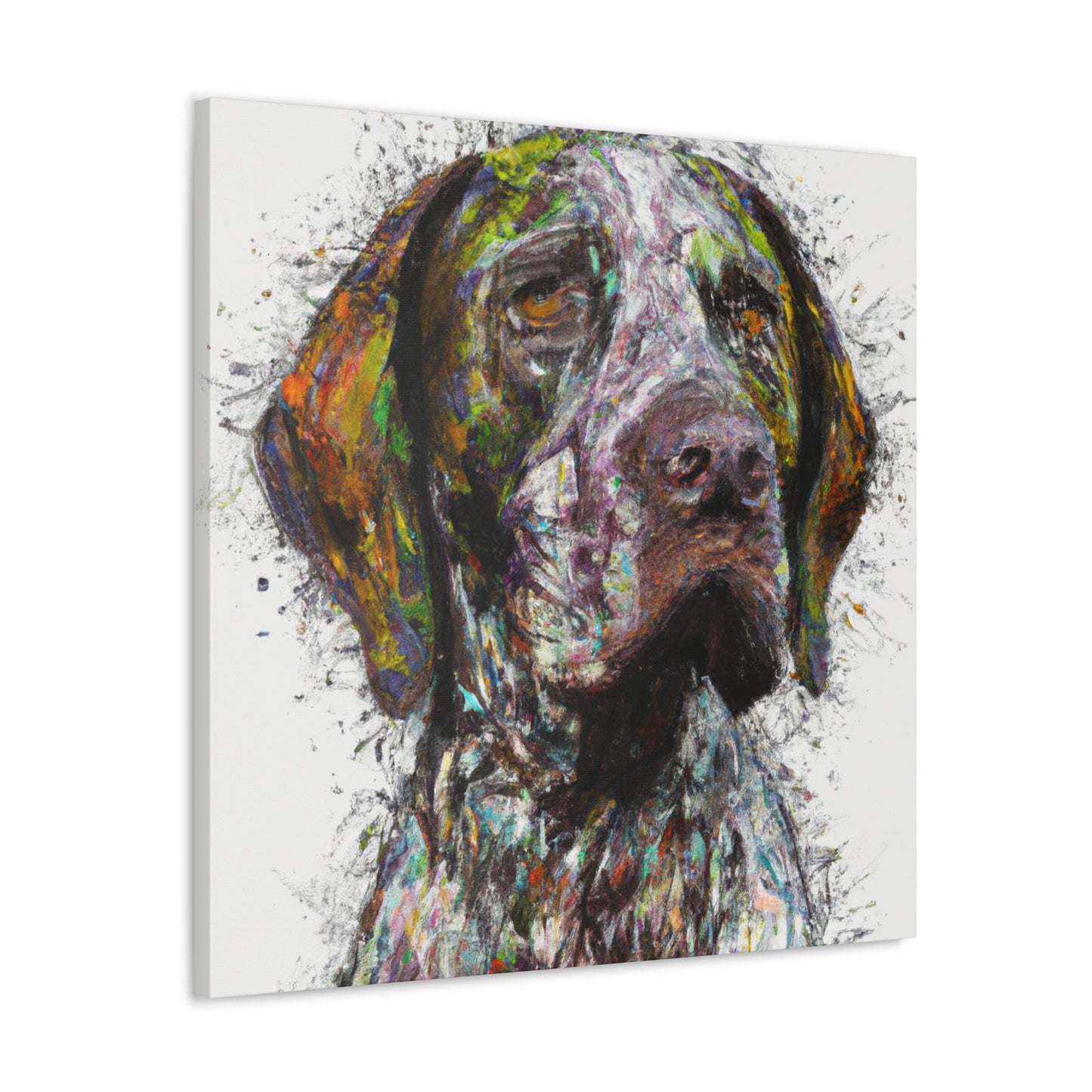 "Painted Pointer" - Canvas