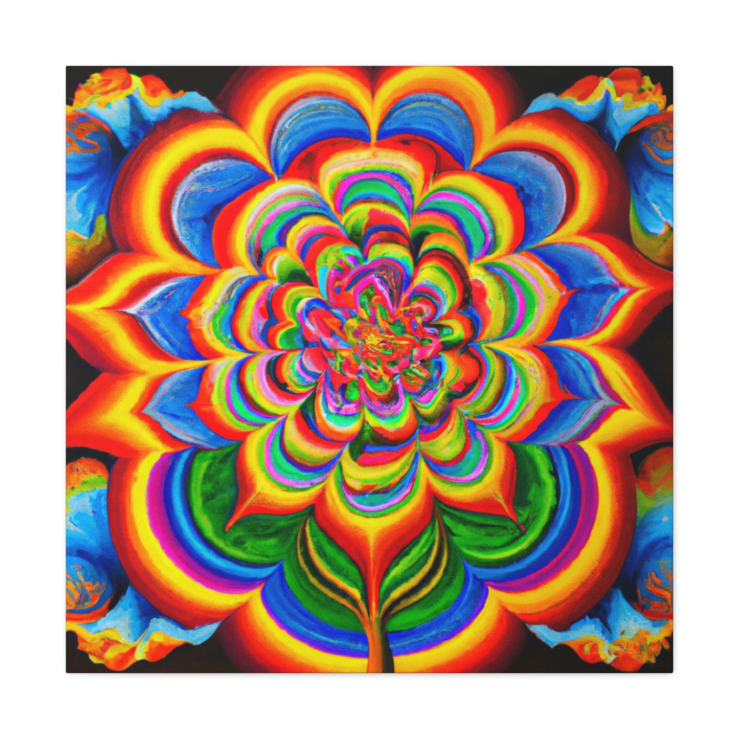 "Vibrant Blooms" - Canvas