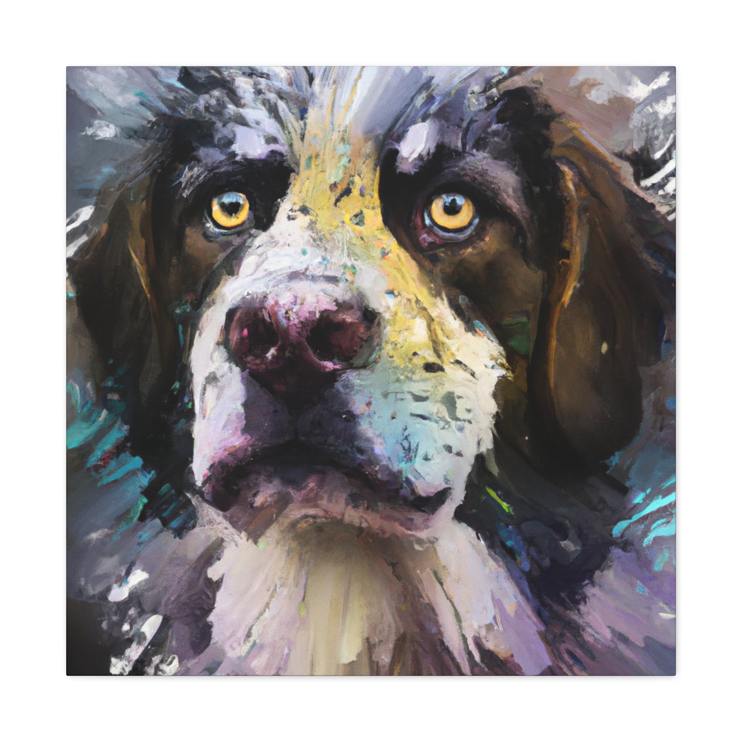 Dogful Vibrancy - Canvas