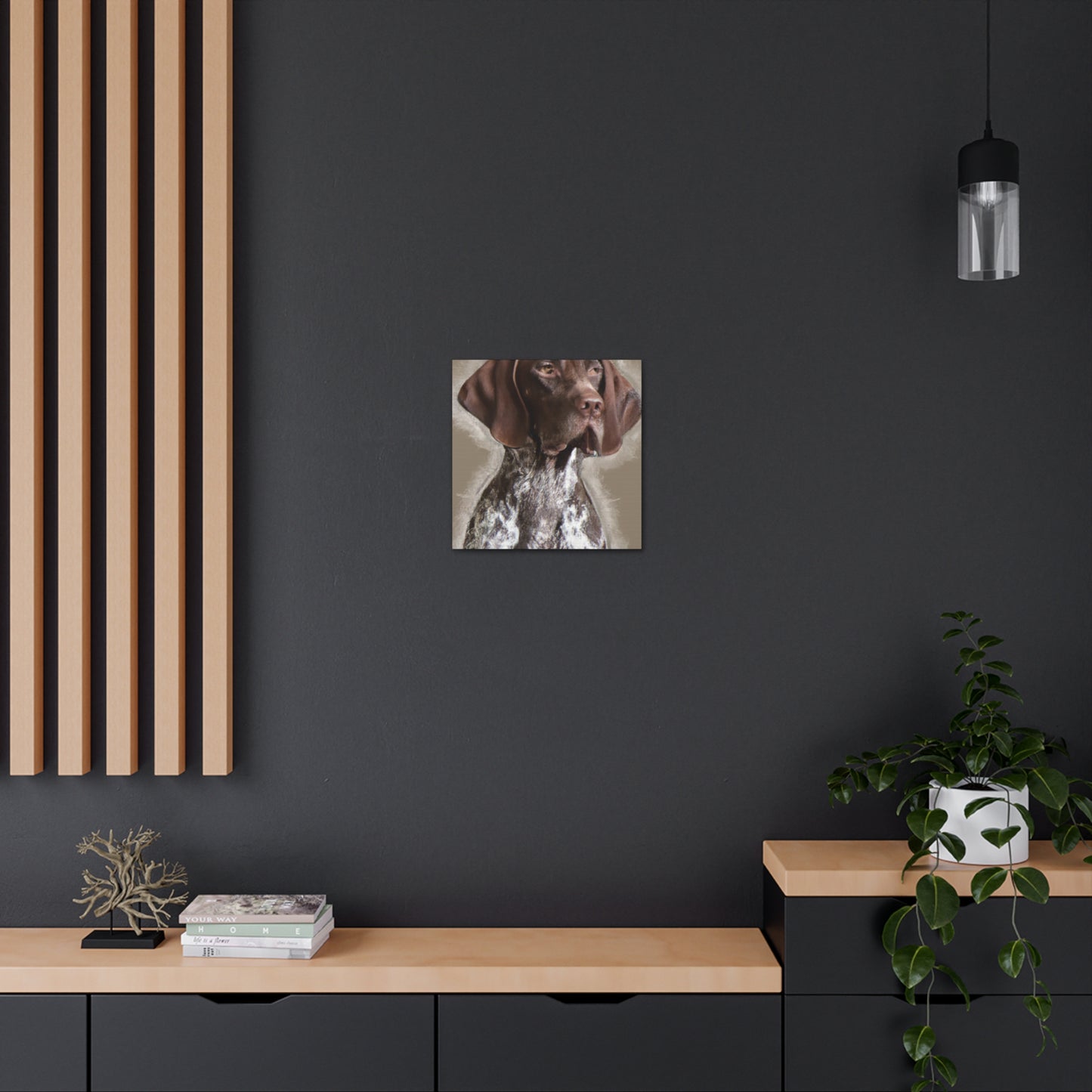 Pointer Posh. - Canvas