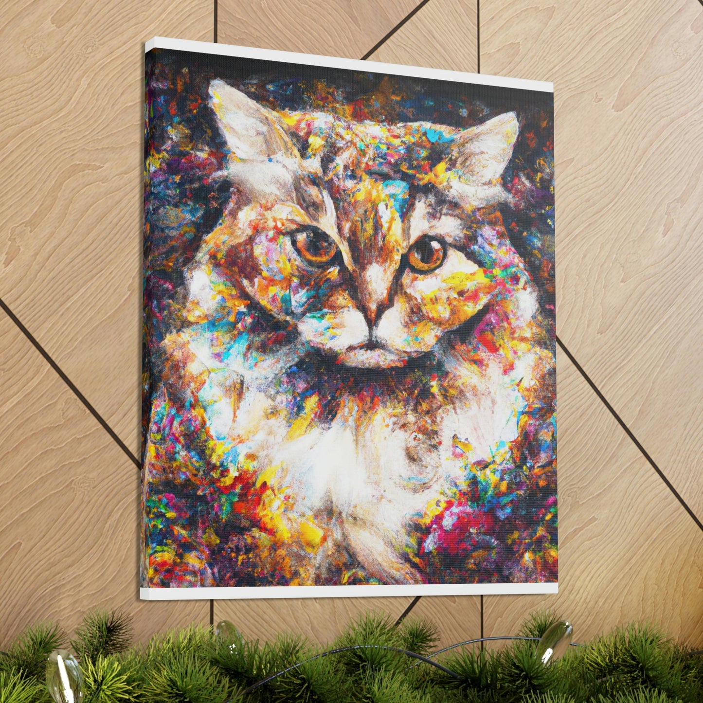 Flower Cat - Canvas