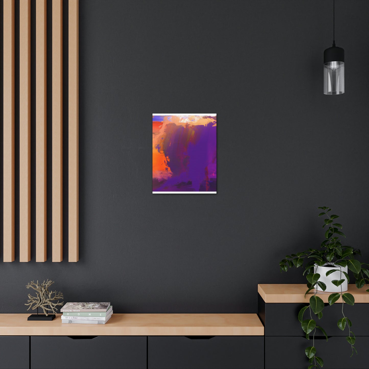 "Brushed Hues" - Canvas