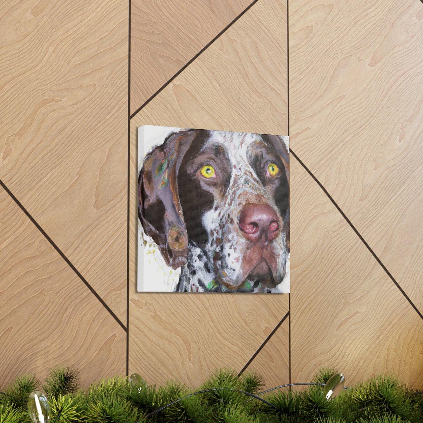 "Pointer Splendor" - Canvas