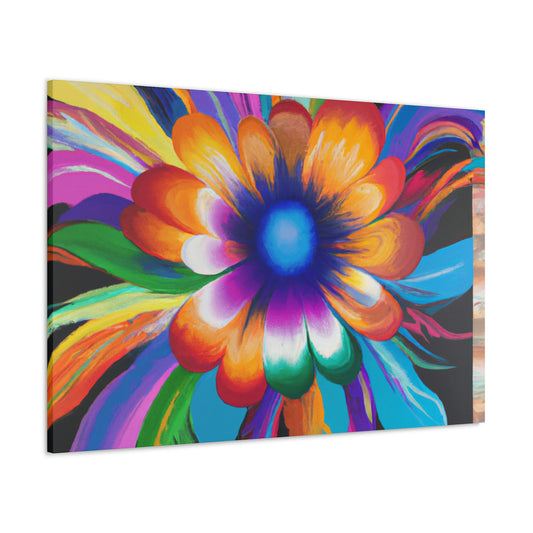 Psychedelic Bloom. - Canvas