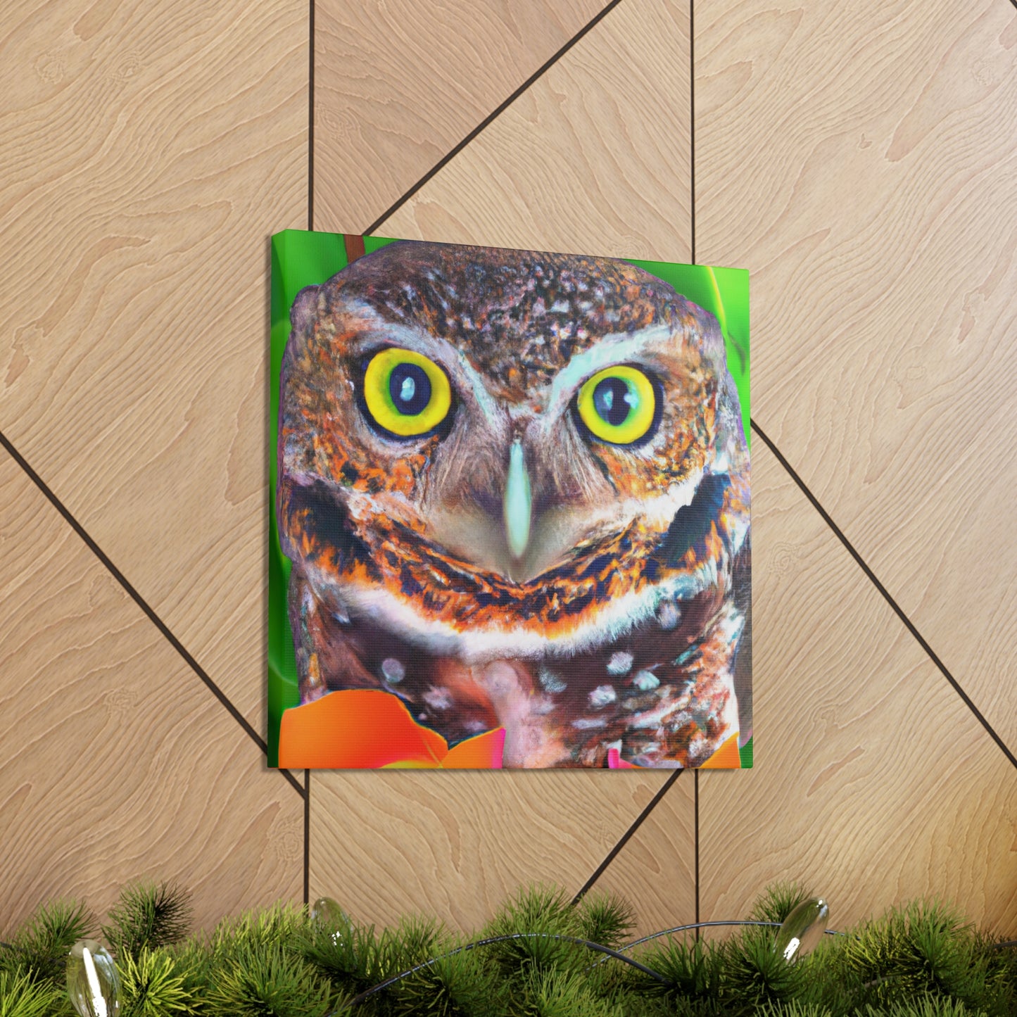 Owl Splendor. - Canvas