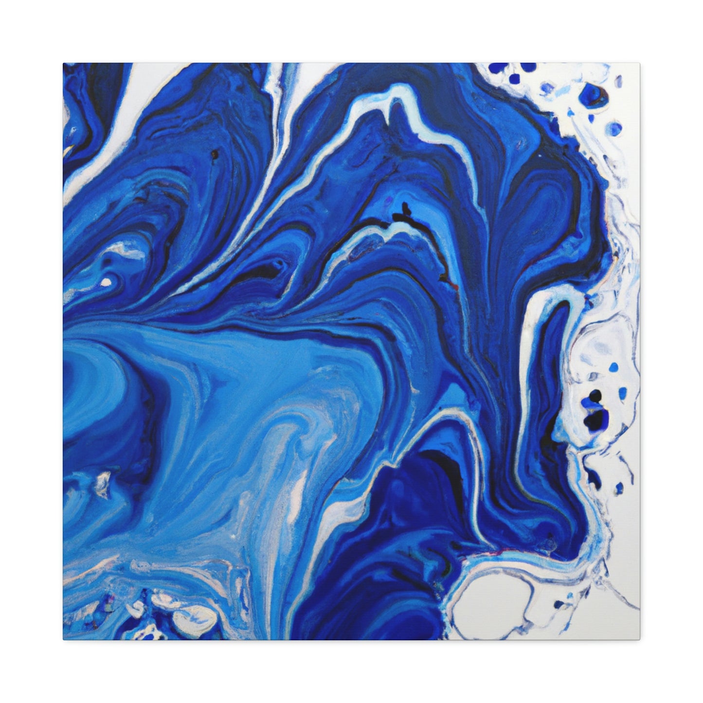 "Aqua Stream" - Canvas