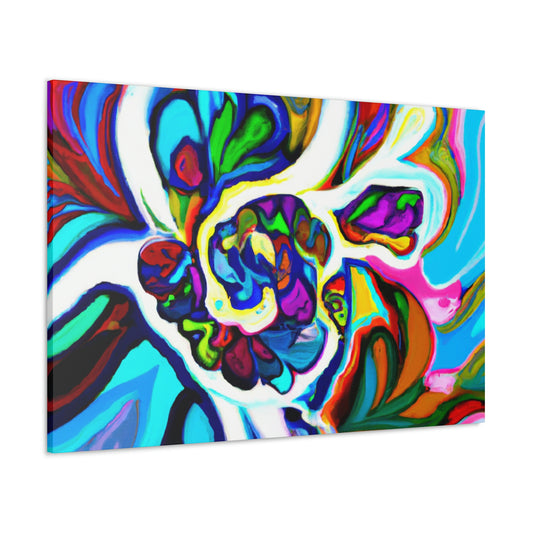 Psychedelic Bloom. - Canvas