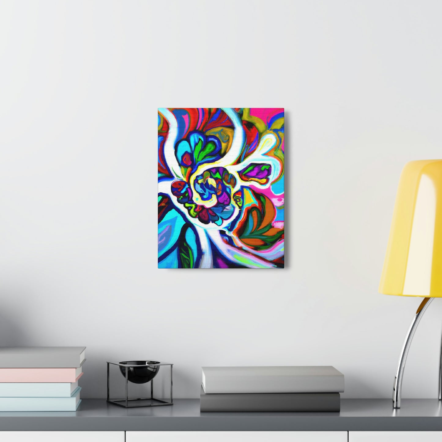 Psychedelic Bloom. - Canvas