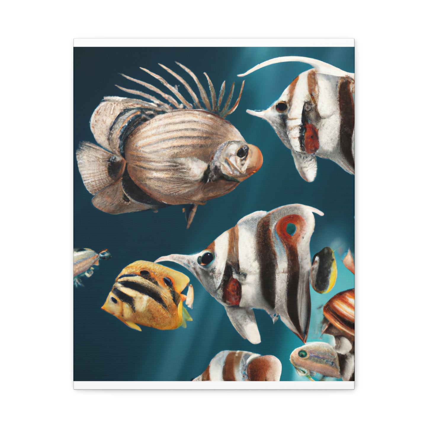 Oceanic Sea Life - Canvas