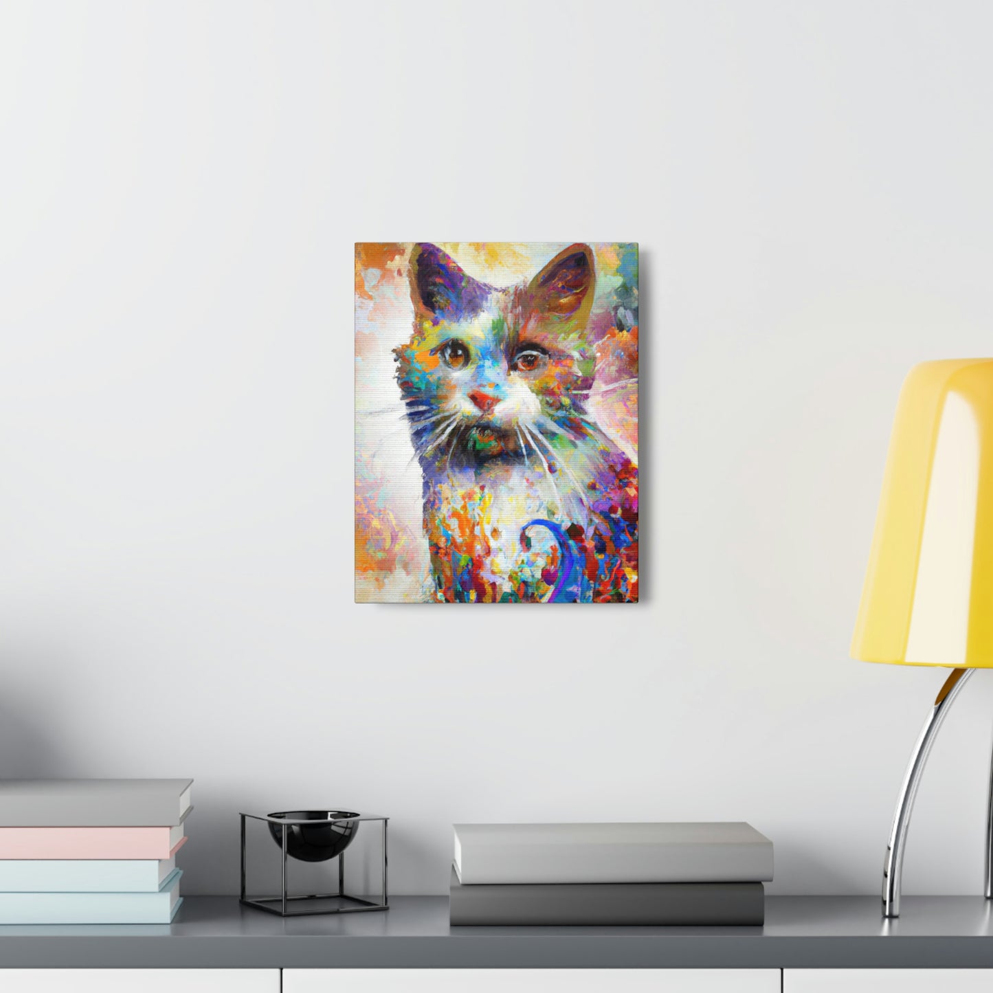 Bloomy Feline! - Canvas