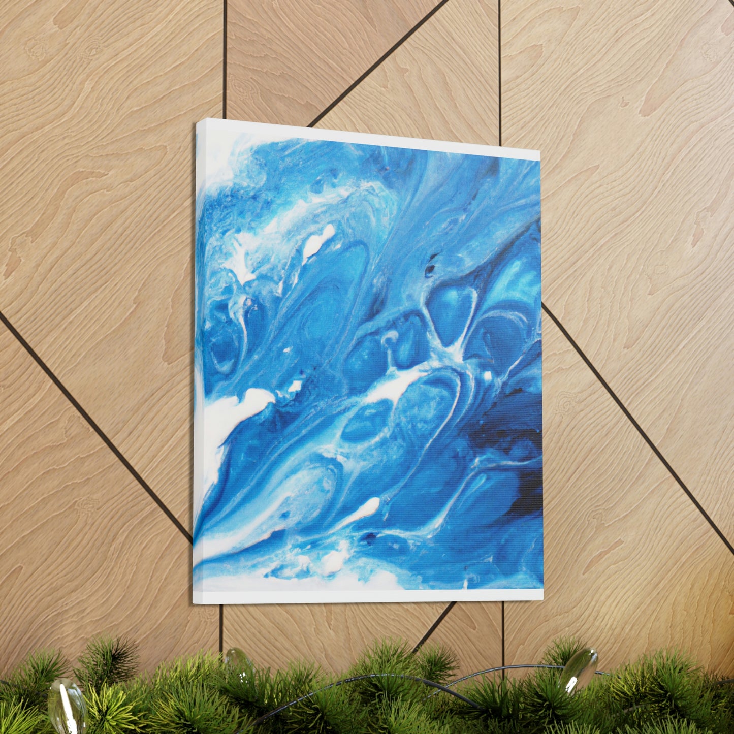 Blue Vapour. - Canvas