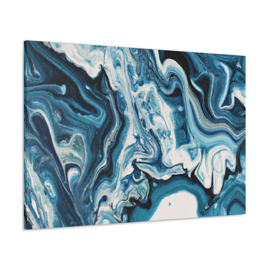 "Blue Harmony". - Canvas