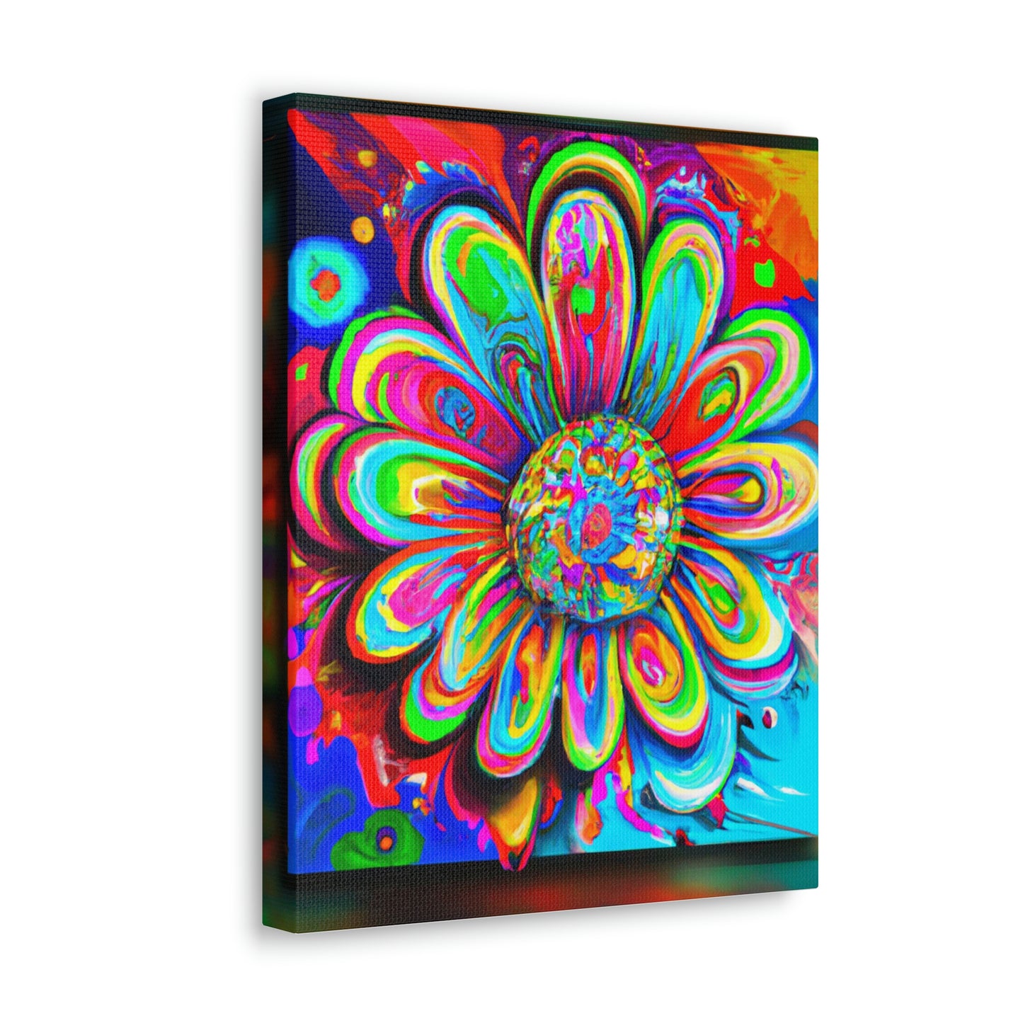 Vivid Bloom. - Canvas