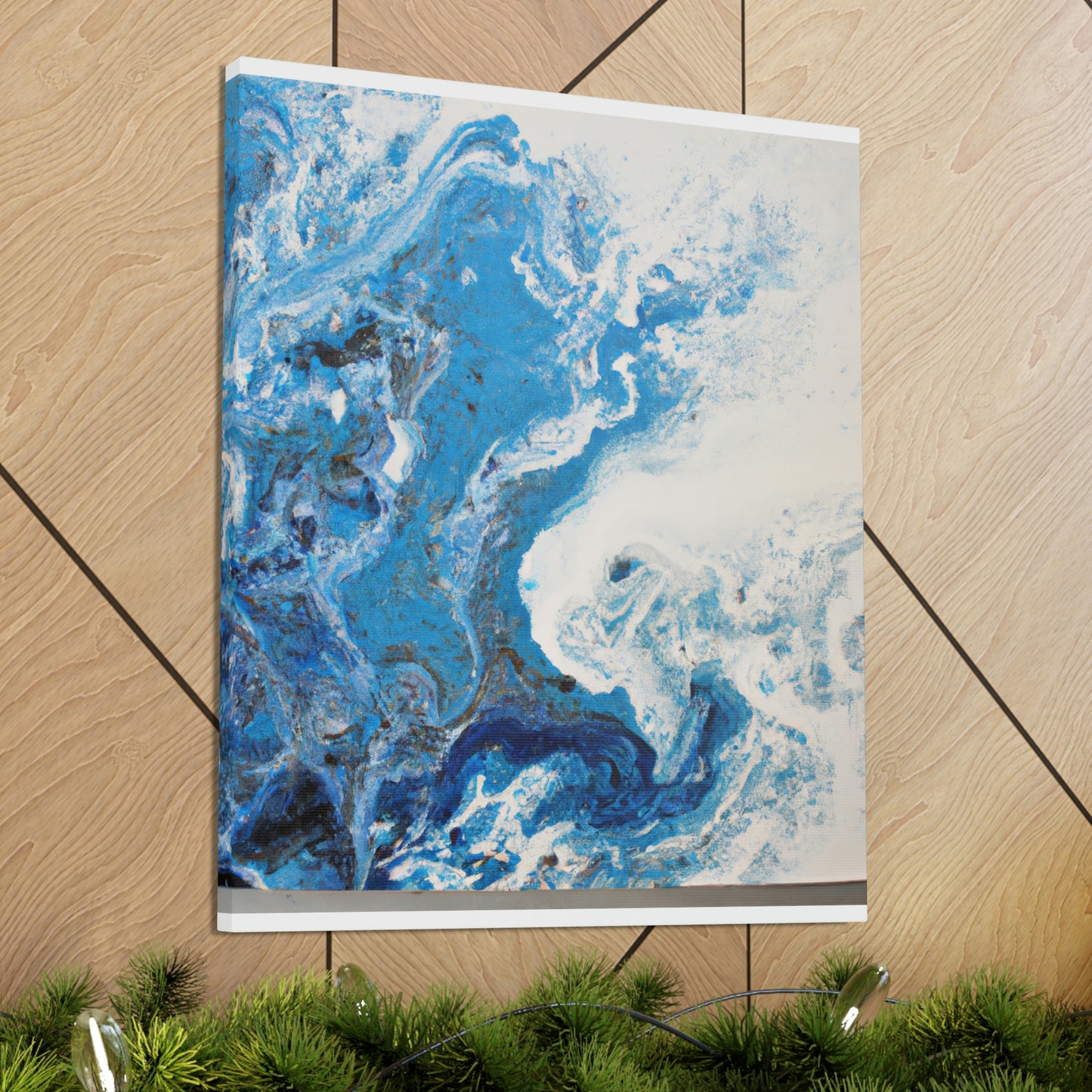"Blue Spark" - Canvas