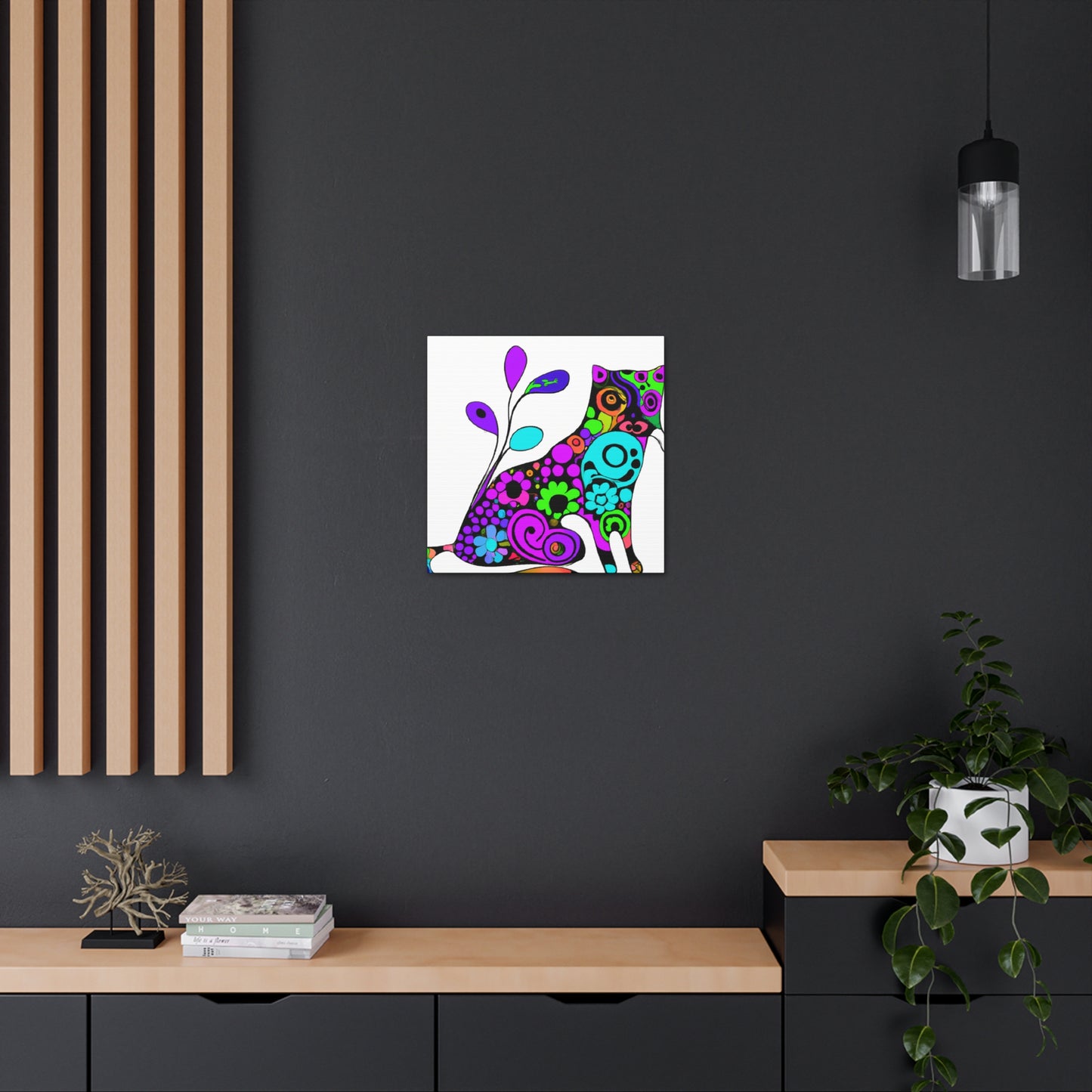 Flora Feline - Canvas