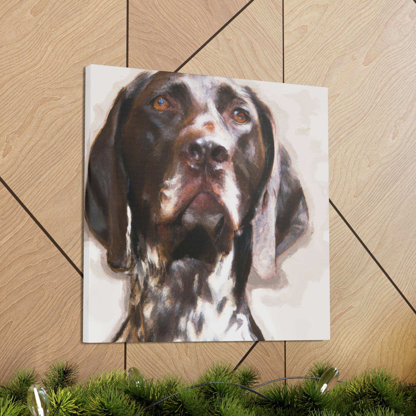 "Pointer Perfection" - Canvas
