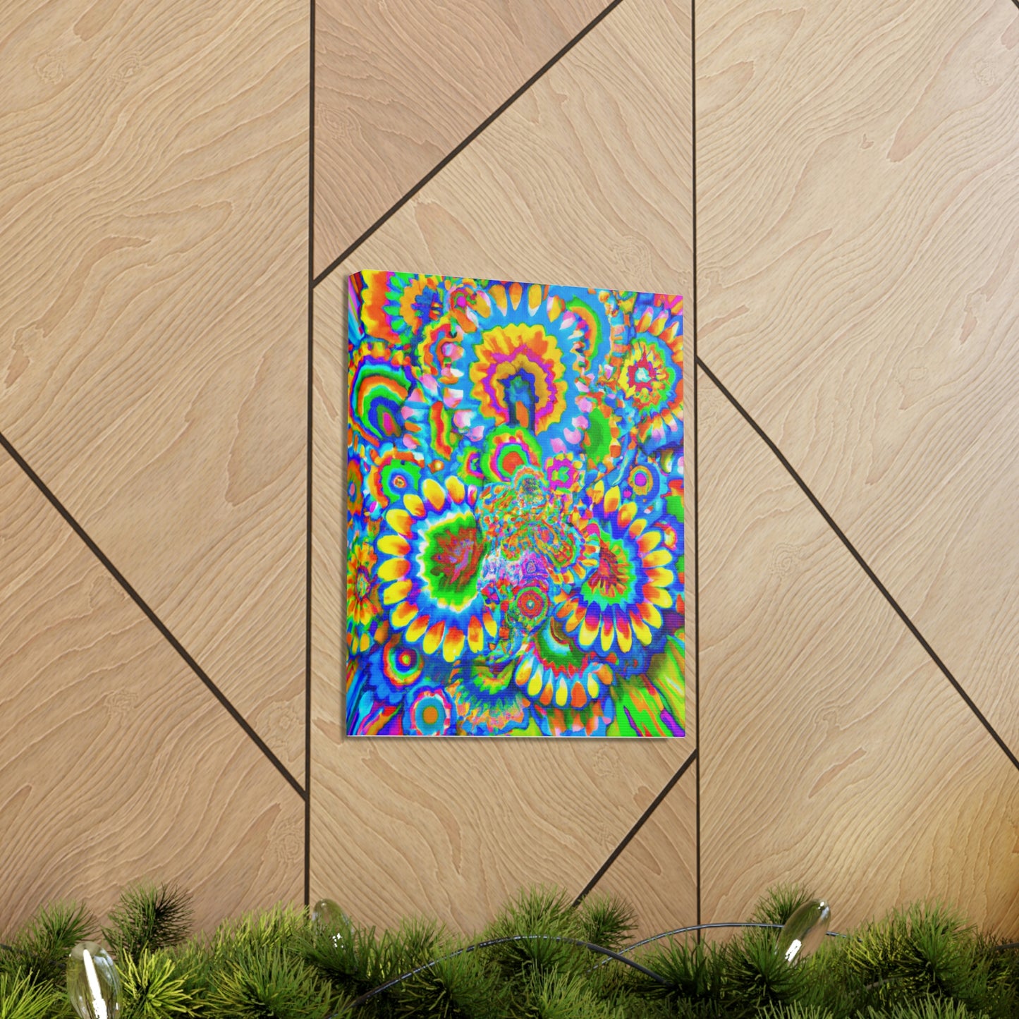 "Trippy Bloom" - Canvas