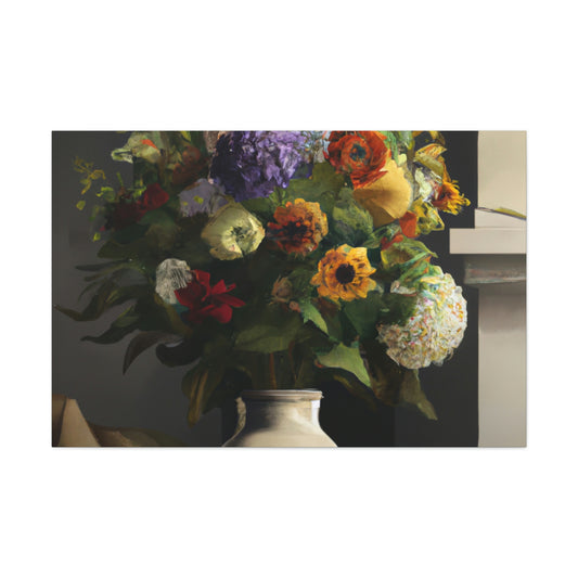 Floral Splendor Dream. - Canvas