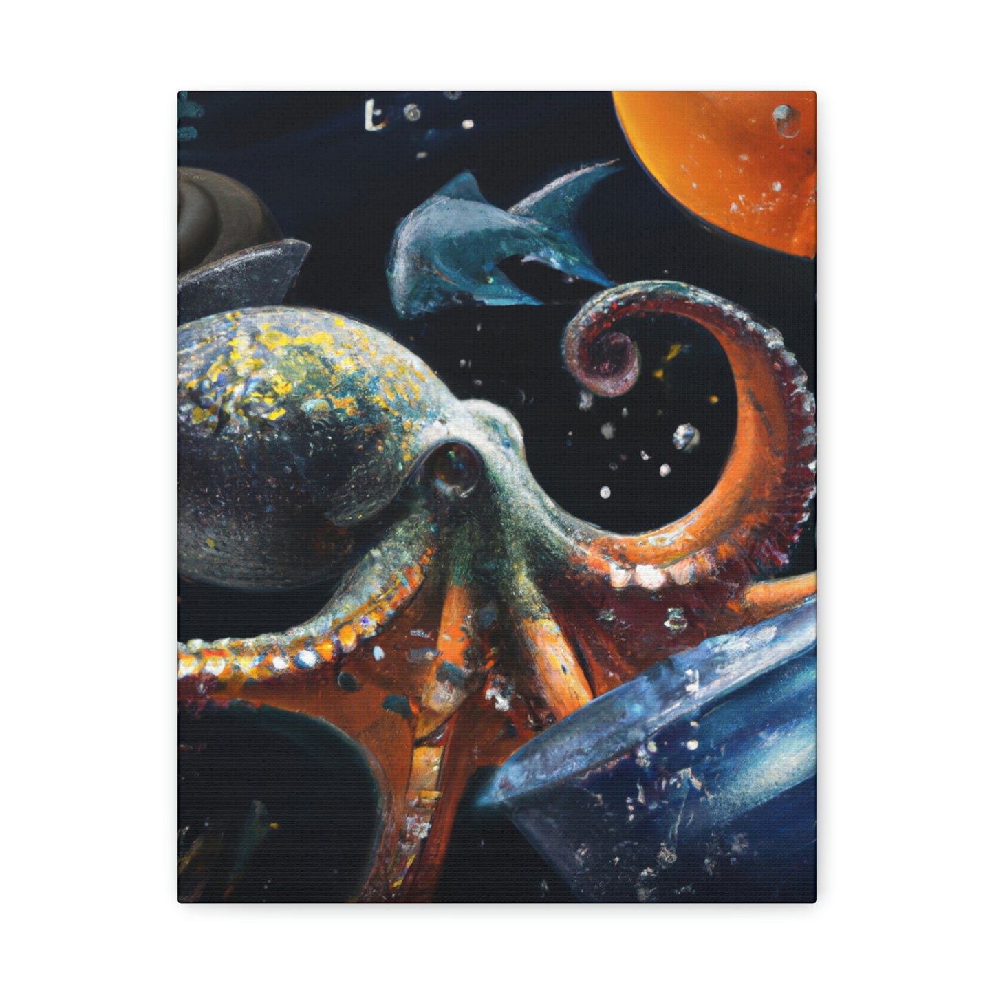 Oceanic Coral Scene - Canvas