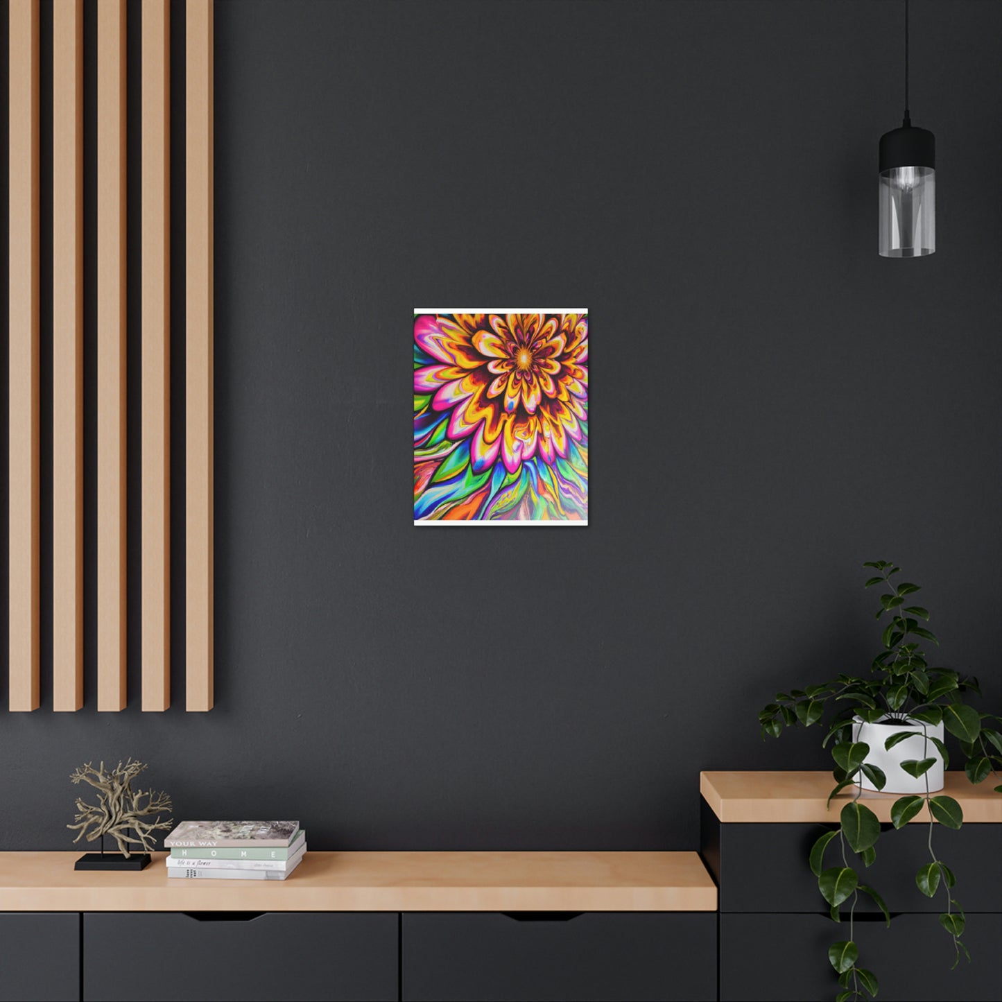 Psychedelic Bloom - Canvas