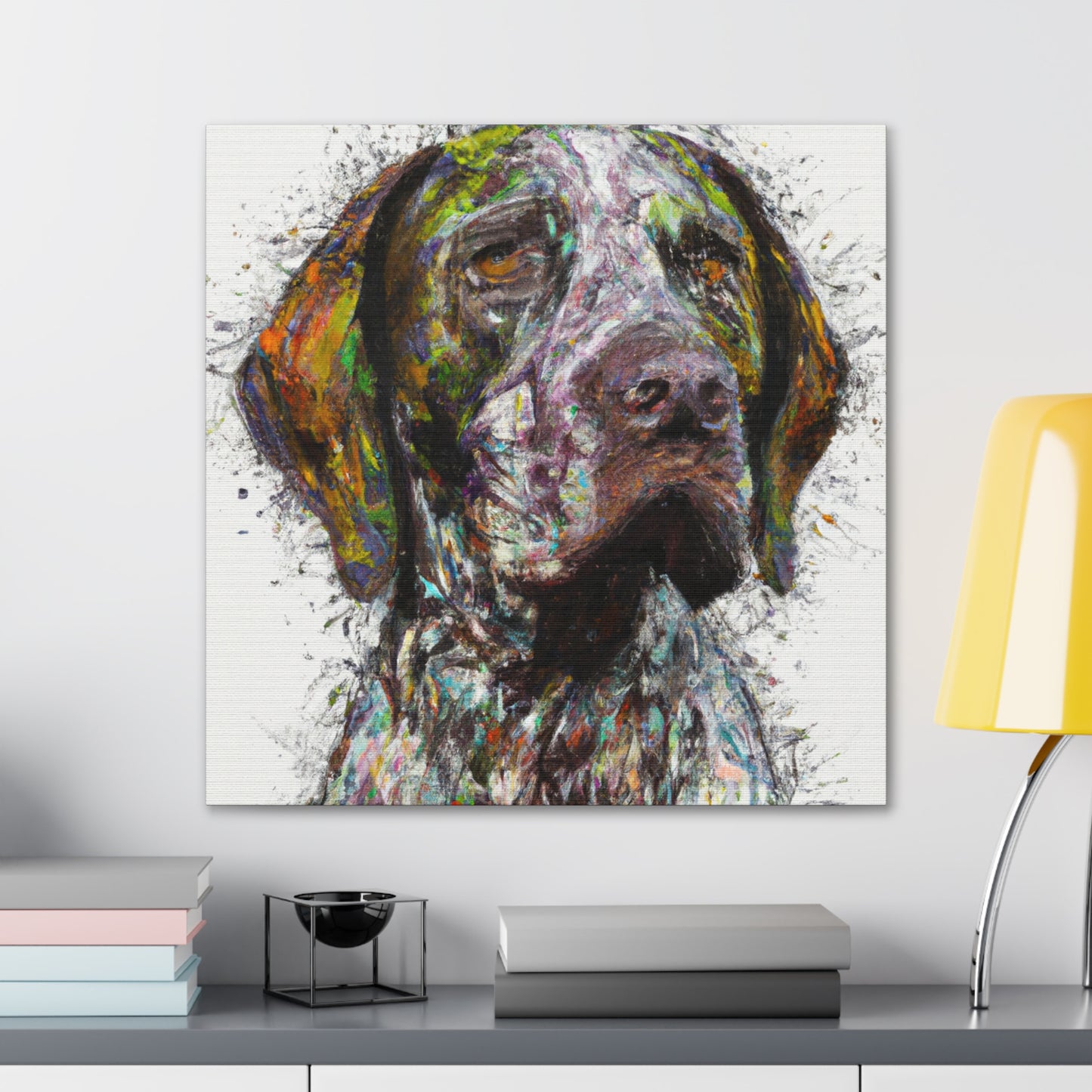 "Painted Pointer" - Canvas