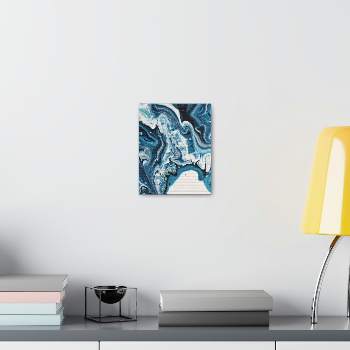 "Blue Harmony". - Canvas