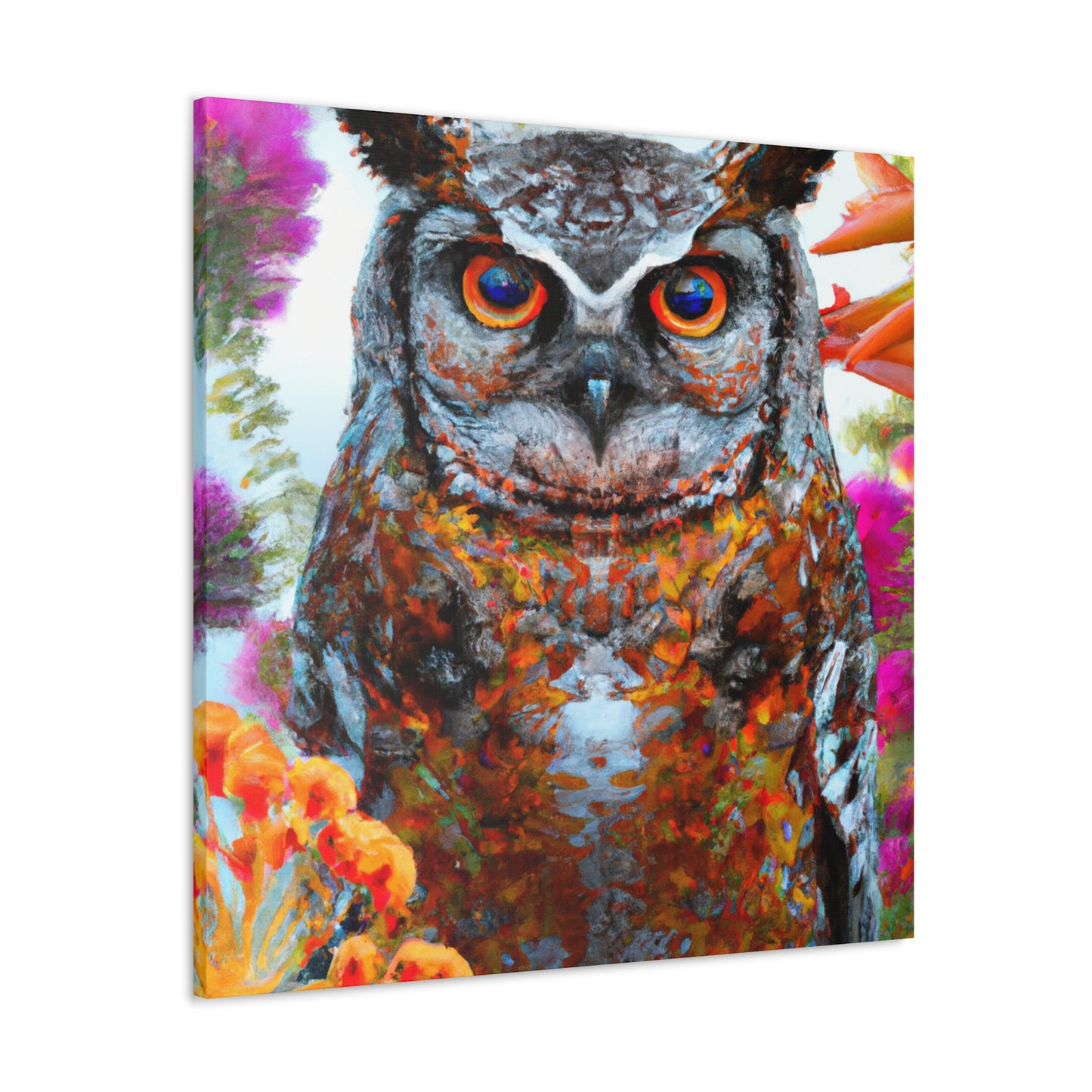 Owl's Splendor. - Canvas