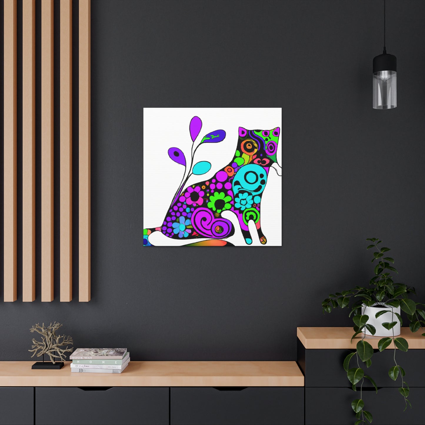 Flora Feline - Canvas