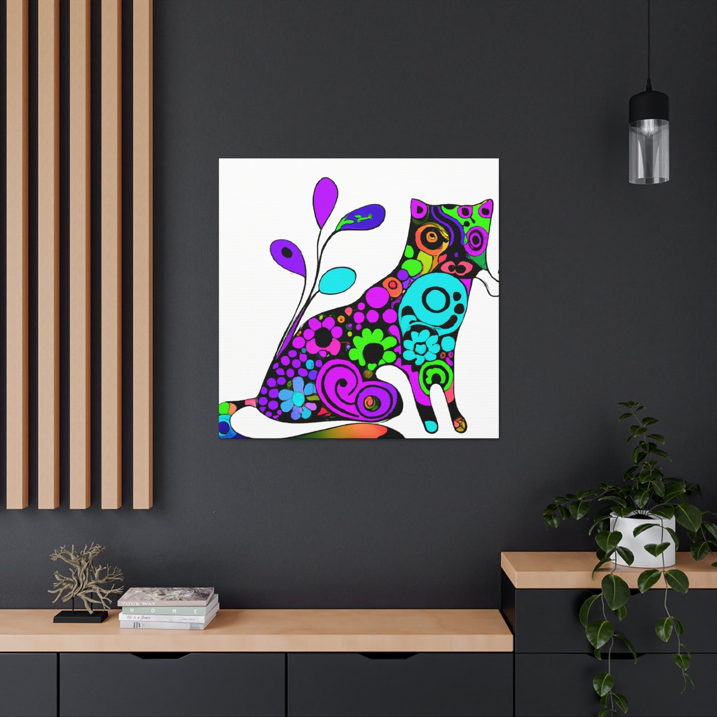 Flora Feline - Canvas