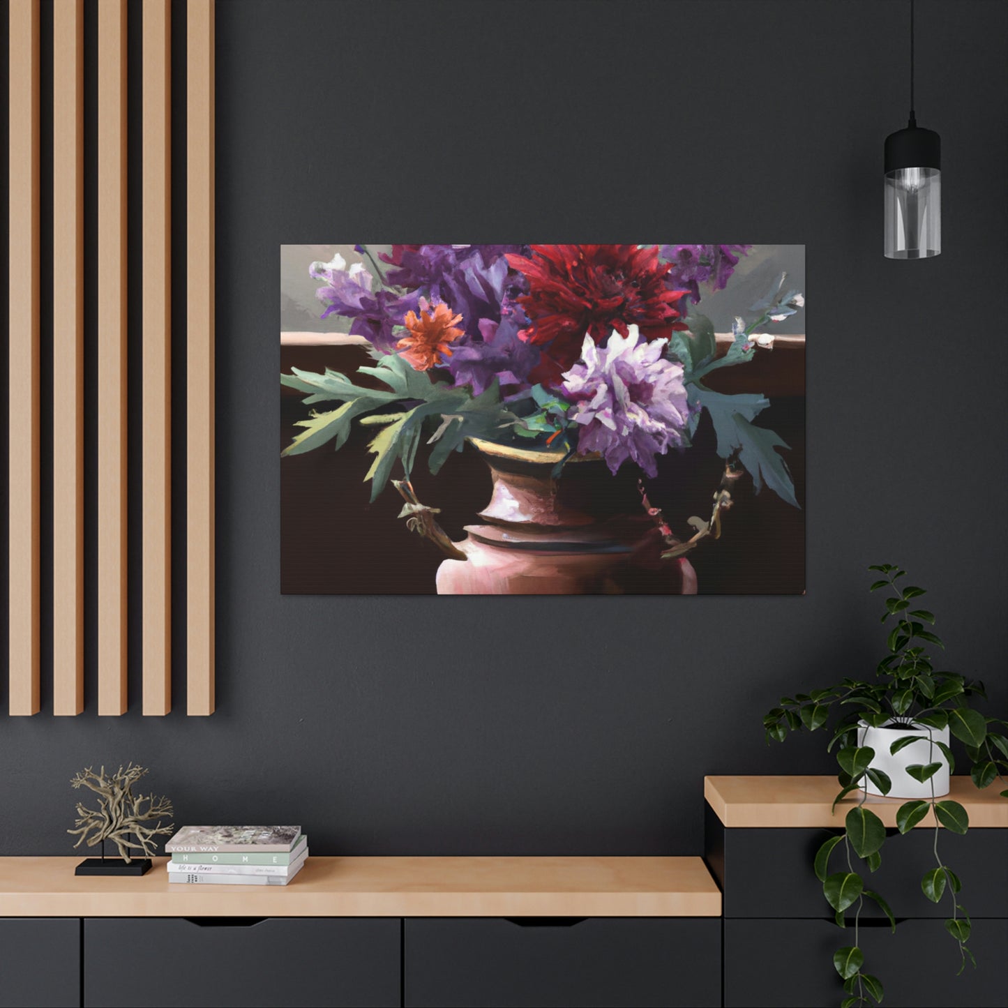 Floral Splendor Dream. - Canvas